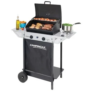 Barbecue Campingaz Barbecue À Gaz 3 Brûleurs En Acier Tablettes Latérales Roues Xpert 100 Ls Rocky