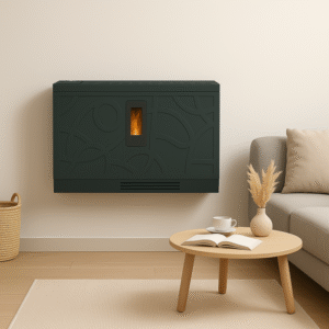 Poêle à granulés mural 7kw